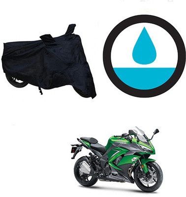 HYBRIDS COLLECTION Waterproof Two Wheeler Cover for Kawasaki(Ninja 1000, Black)