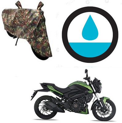 HYBRIDS COLLECTION Waterproof Two Wheeler Cover for Bajaj(Dominar, Multicolor)