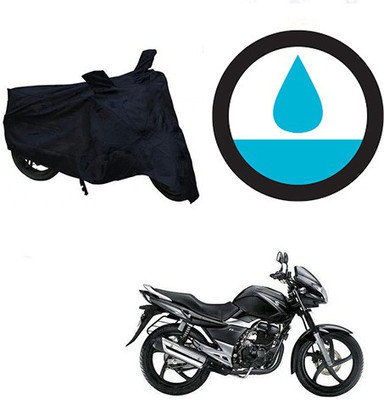 KPIND Waterproof Two Wheeler Cover for Suzuki(GS 150R, Black)