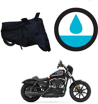 HYBRIDS COLLECTION Two Wheeler Cover for Harley Davidson(XL 1200, Black)