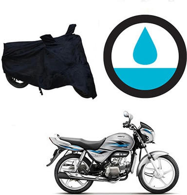 Amozkart Waterproof Two Wheeler Cover for Hero(Splendor Pro, Black)