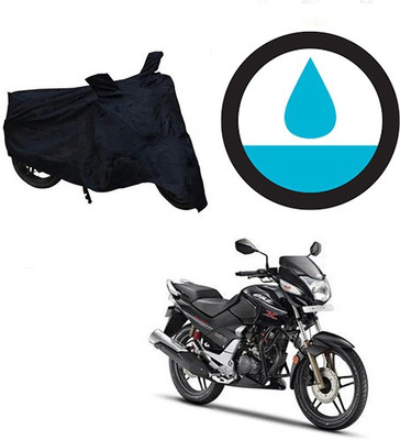 THE REAL ARV Waterproof Two Wheeler Cover for Hero(CBZ, Black)