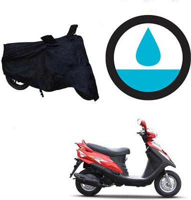 Amozkart Waterproof Two Wheeler Cover for Mahindra(Flyte, Black)