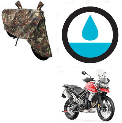 HYBRIDS COLLECTION Waterproof Two Wheeler Cover for Triumph(Tiger 800 XCA, Multicolor)