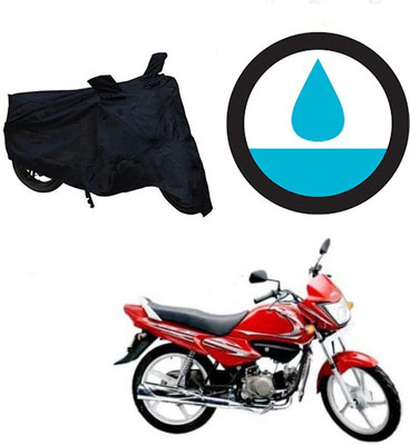 THE REAL ARV Waterproof Two Wheeler Cover for Hero(Splendor NXG, Black)