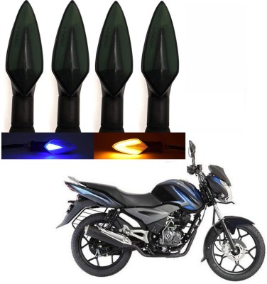 BRPEARl Side LED Indicator Light for Bajaj Discover 125 DTS-i(Blue, Amber)