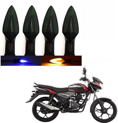 BRPEARl Side LED Indicator Light for Bajaj Discover(Blue, Amber)