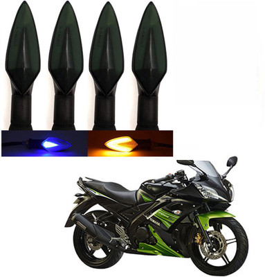 BRPEARl Side LED Indicator Light for Yamaha YZF R15(Blue, Yellow)