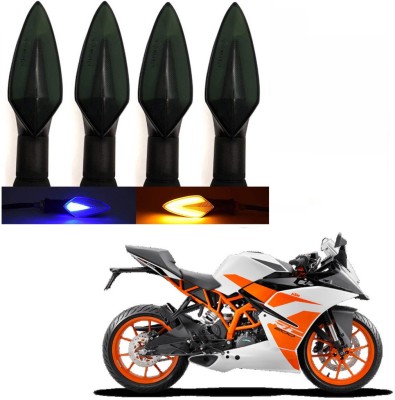 BRPEARl Side LED Indicator Light for KTM RC 200(Blue, Amber)