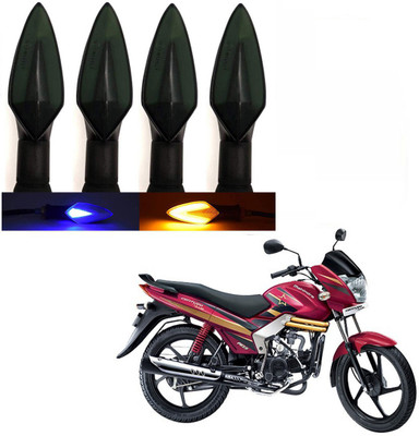 BRPEARl Side LED Indicator Light for Mahindra Centuro(Blue, Amber)