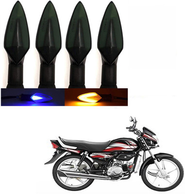 BRPEARl Side LED Indicator Light for Hero HF Deluxe(Blue, Amber)
