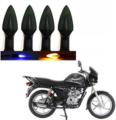 BRPEARl Side LED Indicator Light for Bajaj Boxer(Blue, Amber)