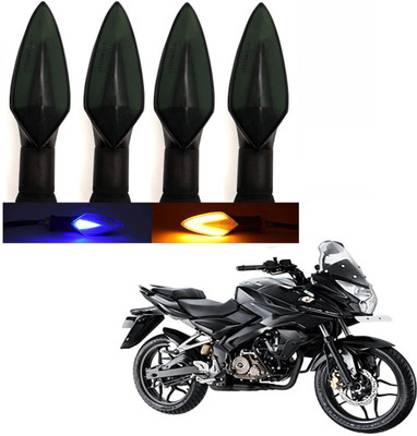 BRPEARl Side LED Indicator Light for Bajaj Pulsar 150 AS(Blue, Amber)