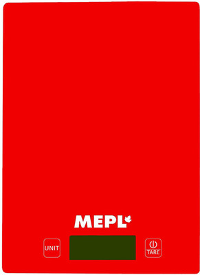 MEPL Kitchen Weight Machine Digital Food Weighing Scale For Home With 1 Year Warranty Weighing Scale(Red)