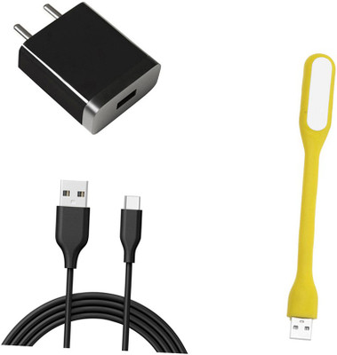 DAKRON Wall Charger Accessory Combo for LG W31+(Black)