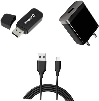 DAKRON Wall Charger Accessory Combo for LG Velvet(Black)