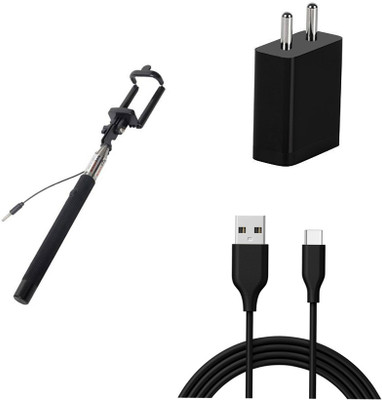 DAKRON Wall Charger Accessory Combo for Samsung Galaxy A51 5G(Black)