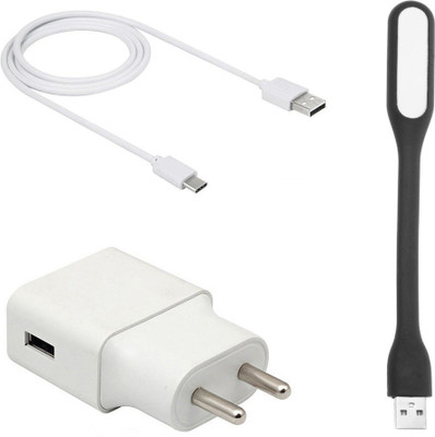 SARVIN Wall Charger Accessory Combo for Samsung Galaxy A51(White)