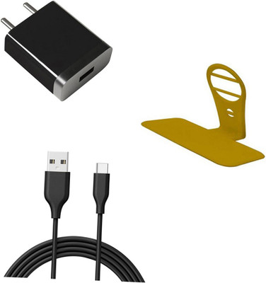 DAKRON Wall Charger Accessory Combo for LG W31+(Black)