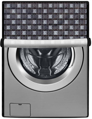 Stylista Front Loading Washing Machine  Cover(Width: 61 cm, black, Grey)