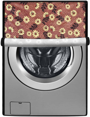 Stylista Front Loading Washing Machine  Cover(Width: 61 cm, White, Black)