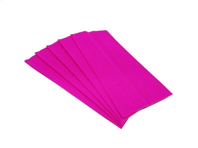 PRANSUNITA Flower Making Duplex Wrinkled Stretchable Crepe Paper for DIY Flower Making and Wrapping, Size: - 25 x 55 cm - Pack of 5 Sheets