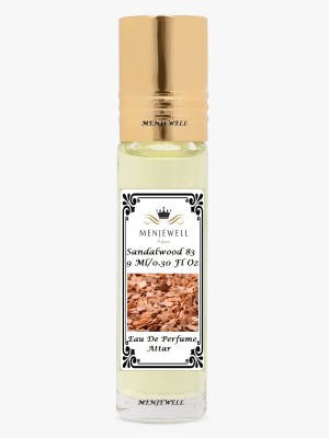 Menjewell Sandalwood-83 Long Lasting (Natural Itra/Attar/Perfume) Floral Attar(Sandalwood)