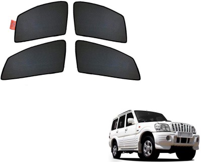 WolkomHome Side Window Sun Shade For Mahindra Scorpio(Black)