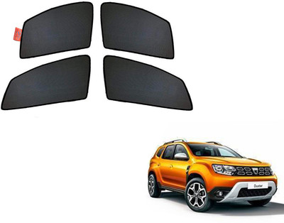 WolkomHome Side Window Sun Shade For Renault Duster(Black)