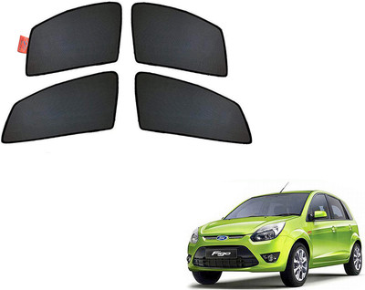 WolkomHome Side Window Sun Shade For Ford Figo(Black)