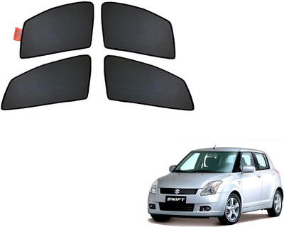 WolkomHome Side Window Sun Shade For Maruti Suzuki Swift(Black)