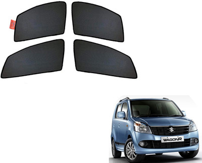 WolkomHome Side Window Sun Shade For Maruti Suzuki WagonR(Black)