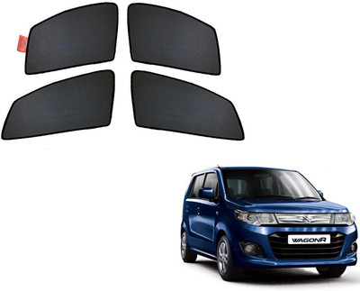 WolkomHome Side Window Sun Shade For Maruti Suzuki WagonR(Black)