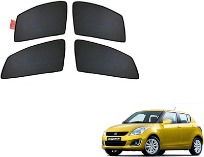 WolkomHome Side Window Sun Shade For Maruti Suzuki Swift(Black)