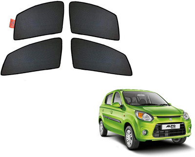 WolkomHome Side Window Sun Shade For Maruti Suzuki Alto 800(Black)