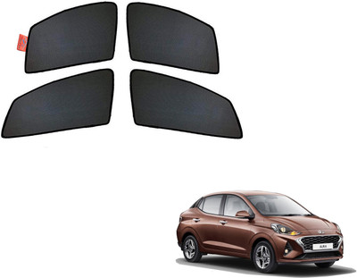 WolkomHome Side Window Sun Shade For Hyundai Aura(Black)