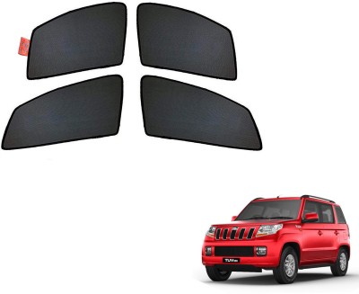 WolkomHome Side Window Sun Shade For Mahindra TUV-300(Black)