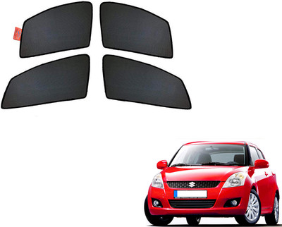 WolkomHome Side Window Sun Shade For Maruti Suzuki Swift(Black)