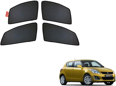 WolkomHome Side Window Sun Shade For Maruti Suzuki Swift(Black)