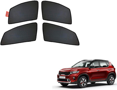 WolkomHome Side Window Sun Shade For Kia Universal For Car(Black)
