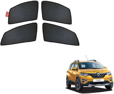 WolkomHome Side Window Sun Shade For Renault Universal For Car(Black)