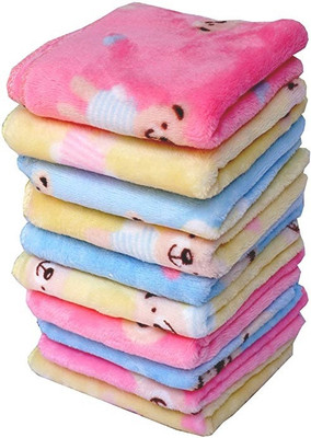 Khillayox Microfiber 50 GSM Face Towel Set(Pack of 10)