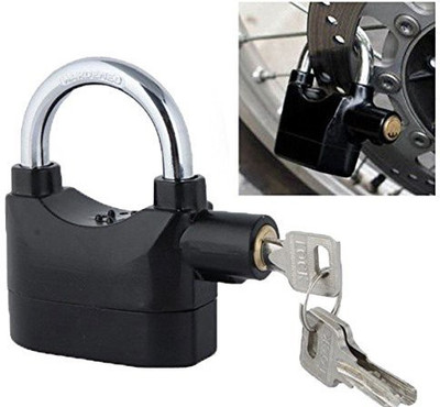 JAY MAHADEV Anti Theft Security Alarm Lock with 3 Keys & Motion Sensor for Home Bike Office Cycle Lock