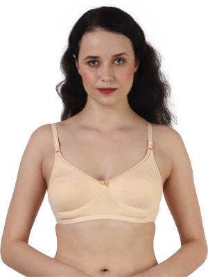 BENCOMM Women Full Coverage Non Padded Bra(Beige)