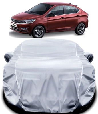 V VINTON Car Cover For Tata Tigor EV (With Mirror Pockets)(Silver)