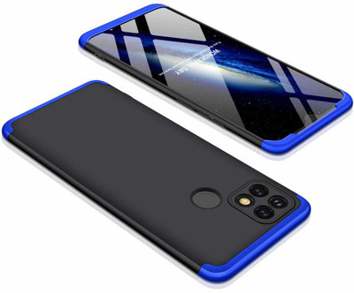 FlareHUB Front & Back Case for OPPO A15, OPPO A15s(Blue, Hard Case, Pack of: 1)