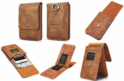 LIKECASE Pouch for Huawei Pocket S / Nova 7i / Y6s 2019 / Nova 6 SE / P30 Lite / P40(Brown, Holster, Pack of: 1)