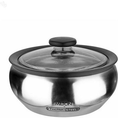 12% OFF on MILTON Clearsteel Casserole Serve Casserole(2000 ml) 12% OFF on MILTON Clearsteel Casserole Serve Casserole(2000 ml)