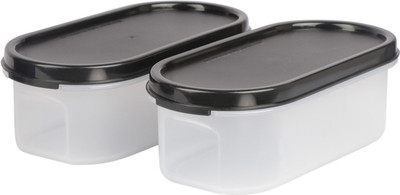 Cutting EDGE Polypropylene Grocery Container  - 525 ml(Pack of 2, Black)