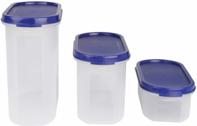 Cutting EDGE Plastic Utility Container  - 525 ml, 1200 ml, 1800 ml(Pack of 3, Blue)